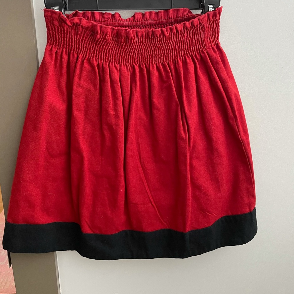 Red and Black Skirt